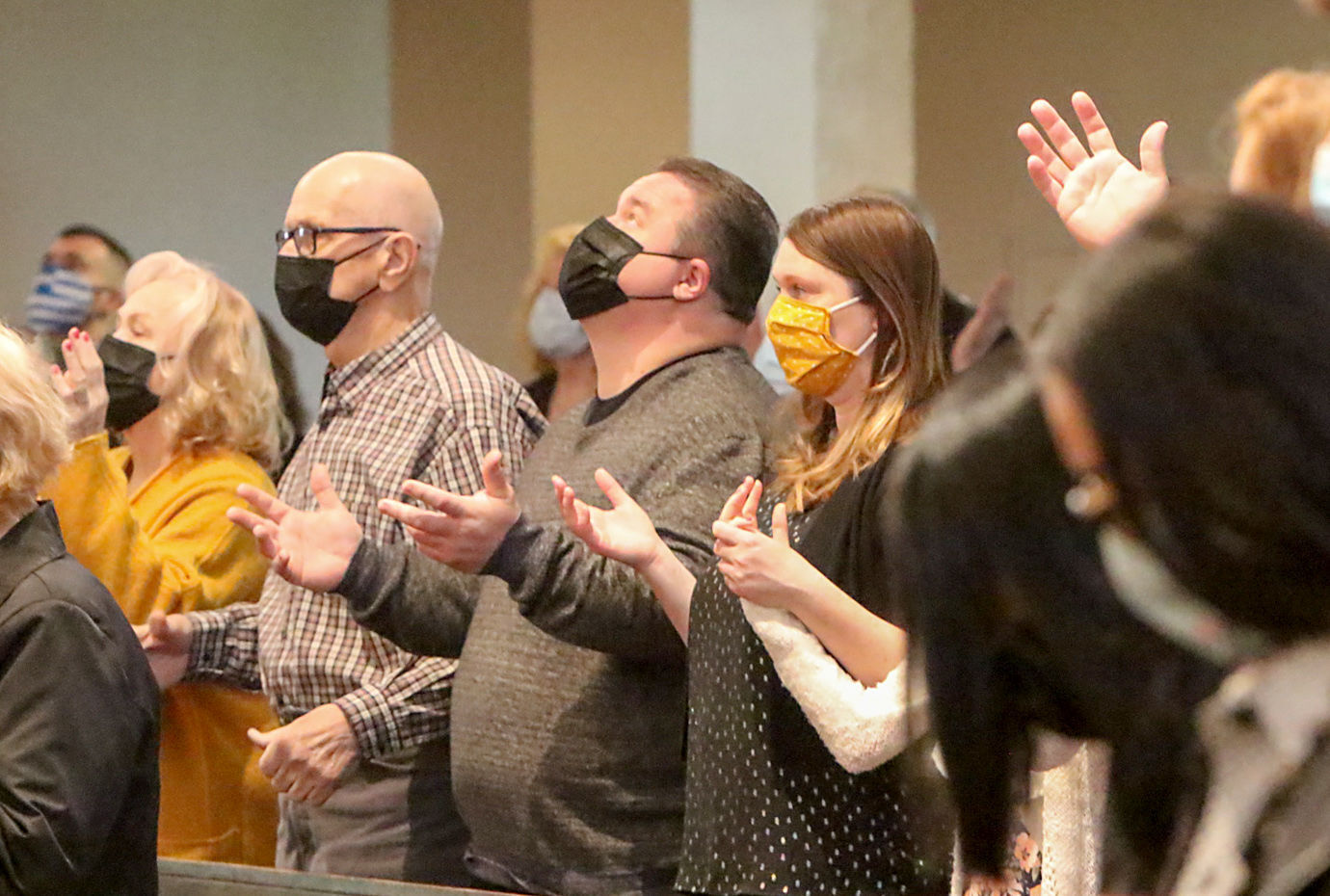 First Resurrection Easter service
